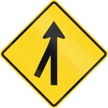 Intersection Ahead In Canada Stockillustratie