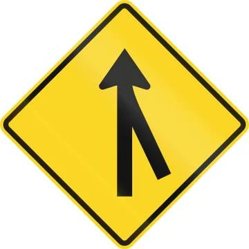 Intersection Ahead In Canada 스톡 일러스트