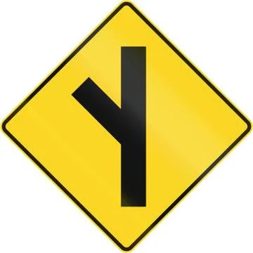 Intersection Ahead In Canada Stock-Illustration