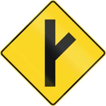 Intersection Ahead In Canada イラスト素材