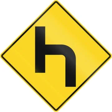 Intersection Ahead In Canada イラスト素材