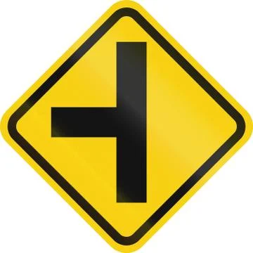 Intersection Ahead In Colombia Stock Illustration
