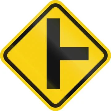 Intersection Ahead In Colombia Stock Illustration