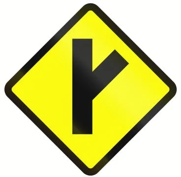 Intersection Ahead In Indonesia Ilustração Stock