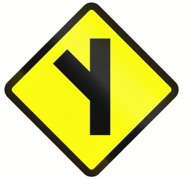 Intersection Ahead In Indonesia Stock Illustration