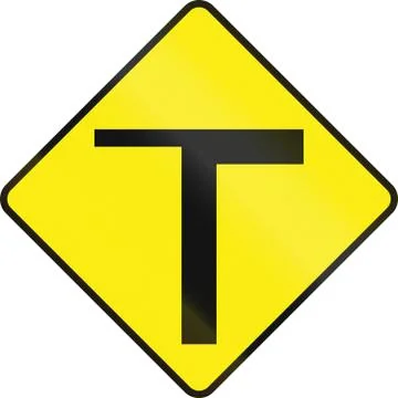 Intersection Ahead In Ireland Stock Illustration