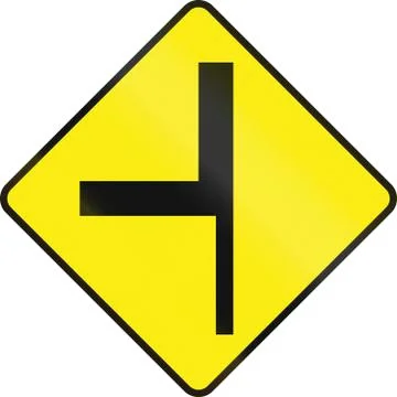Intersection Ahead In Ireland Stock Illustration