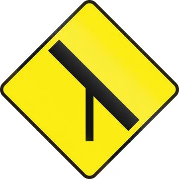 Intersection Ahead In Ireland Stock Illustration