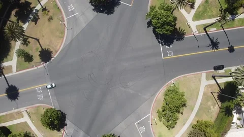 Intersection - Beverly Hills Video stock 137218558