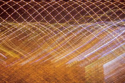 Intersection of bright lines. Stock Photos