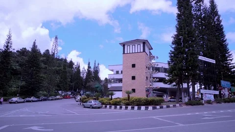 Intersection at Bus Terminal of Cameron Highland Stock Footage 105805027