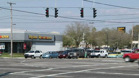 Intersection to Cam PUSH Stock Footage 659785