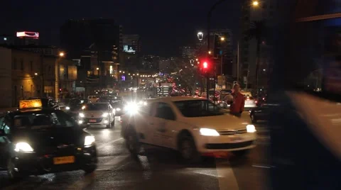 Intersection cars traffic Stock Footage 40703259