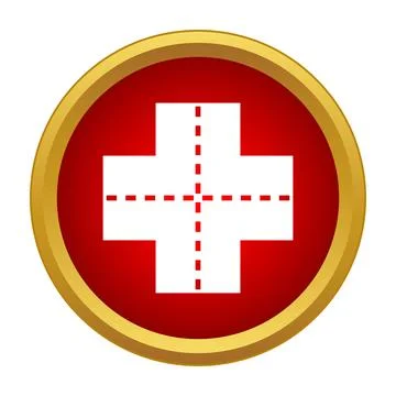 Intersection crossing roads map icon inside circle Illustrazione stock