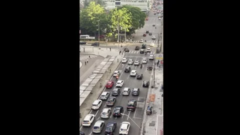 Intersection Curitiba Vert Stock Footage 333481343