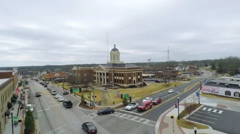 Intersection Descending B-Roll Stock Footage 97834768