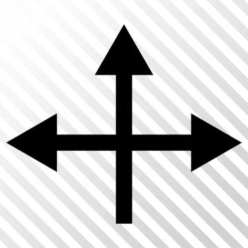 Intersection Directions Vector Icon Stock Illustration