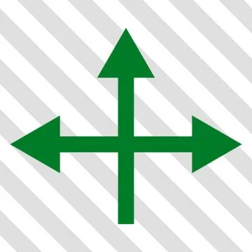 Intersection Directions Vector Icon Illustrazione stock