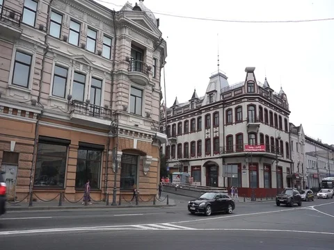 The intersection of Vídeo Stock 86317191