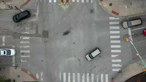 Intersection Stock Footage 238966076