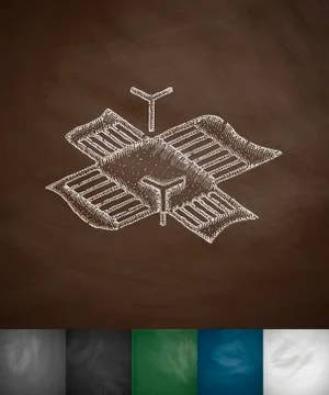 Intersection icon イラスト素材