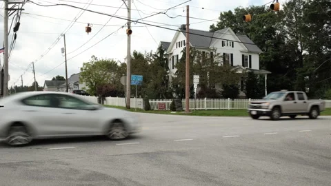 Intersection New Centerville PA Stock Footage 247908856