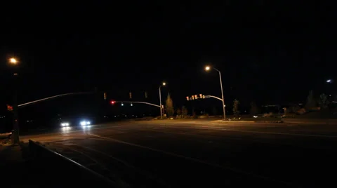 Intersection Night 動画素材 27972745