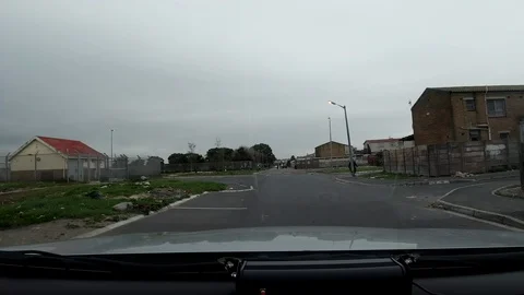 An Intersection Outside an Apartment Complex co Stock Footage 116747184