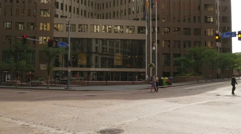 Intersection in Pittsburgh 動画素材 40050014