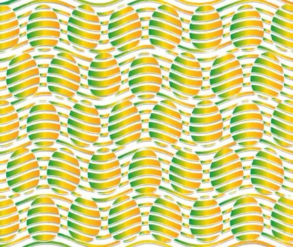 Intersection points easter eggs Ilustração Stock