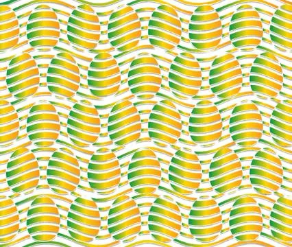 Intersection points easter eggs Stock Illustration