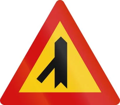 Intersection With Priority in Iceland Stock Illustration