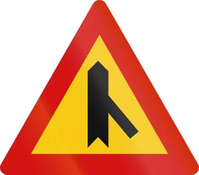 Intersection With Priority in Iceland Stock Illustration