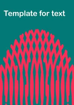 Intersection of red stripes on a dark background. イラスト素材