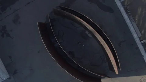 Intersection Richard Serra, Switzerland, designed by architect Richard Serra Stock Footage 109248544
