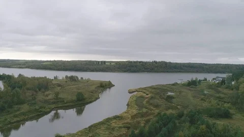 The intersection of the rivers Stock Footage 101662494