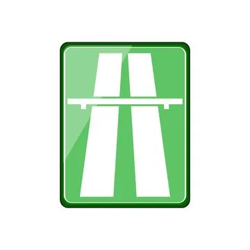 Intersection road sign cartoon vector illustration 스톡 일러스트