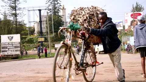 Intersection road uganda africa time-lapse Stock Footage 170863537