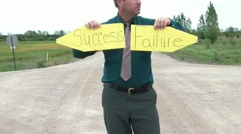 Intersection of Success and Failure Видео 12590504