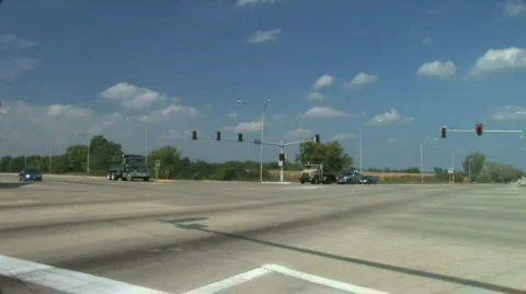 Intersection Time Lapse 1 Stock Footage 280014