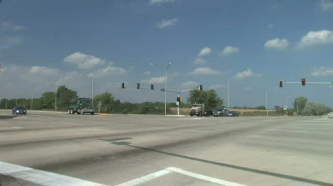 Intersection Time Lapse 3 Stock Footage 281558
