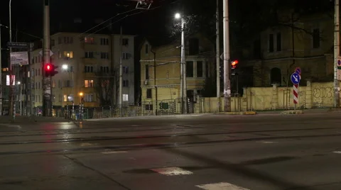 Intersection time lapse Stock-Footage 48666608