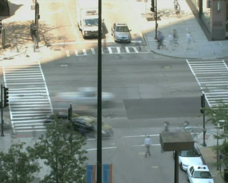 Intersection Time Lapse PAL Stock Footage 470407