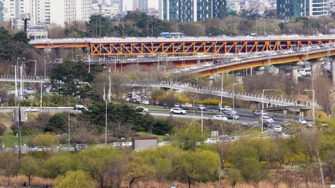 Intersection Traffic Congestion Vídeo Stock 106073035