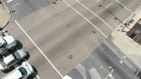 Intersection Traffic Video stock 14832128