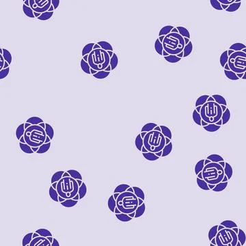 Intersectional feminism glyph seamless pattern イラスト素材