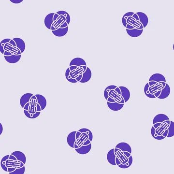 Intersectionality glyph seamless pattern 스톡 일러스트