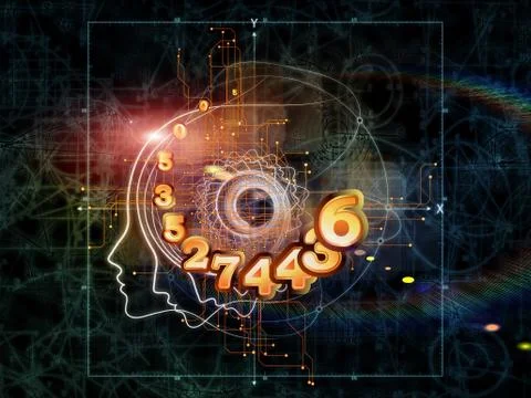 Intersections of Geometry Ilustração Stock