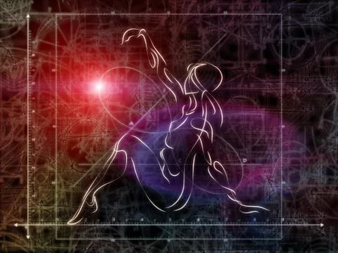 Intersections of Geometry Stock Illustration