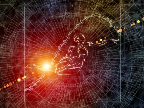 Intersections of Geometry Stock Illustration